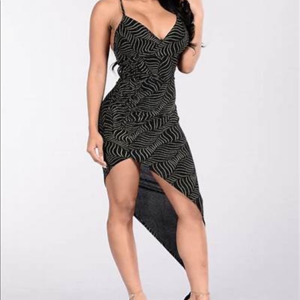The Bling Bling Dress. Size Large. Brand (Fashion Nova)